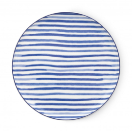 Gebaksbord Stripes - Heinen Delfts Blauw