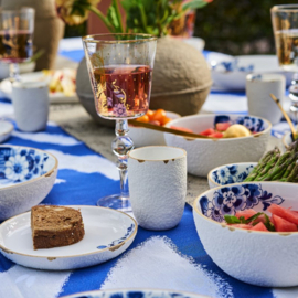Koffiebeker Blauw Bloesem Heinen Delfts Blauw
