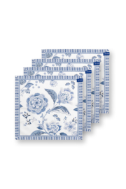 Servetten Royal Regal Flower Blue Pip Studio
