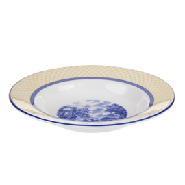 Diep Bord (23 cm.) - Spode Giallo