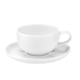 Set 2 Espressokop & Schotels (0,10 l.) - Portmeirion Choices White