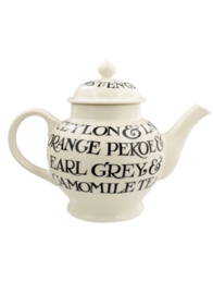 Theepot Black Toast Emma Bridgewater