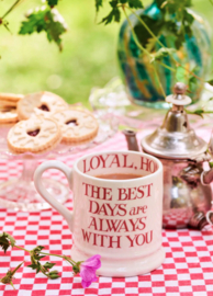 1/2 Pt Mok My Brilliant Friend Pink Toast Emma Bridgewater