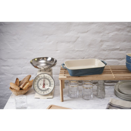 Ovenschaal 2,4 liter Antiek Turquoise Staub