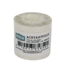 Acetaatfolie 5,5 cm. x 20 m. BrandNewCake