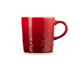Koffiemok Holly Kersenrood Le Creuset