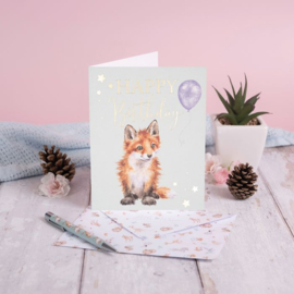 Verjaardagskaart Pawty Time Wrendale Designs