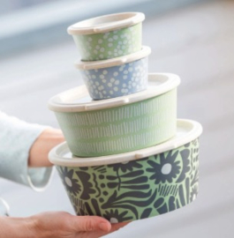 Dekselbak Blomster Bloom 2,2 liter Koziol