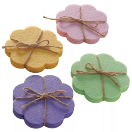 Onderzetters Bloem Vilt