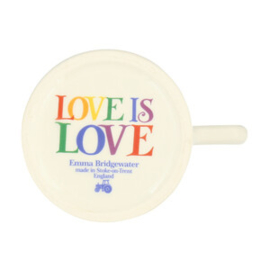 1/2 Pt Mok 'Love is Love Rainbow Toast'- Emma Bridgewater