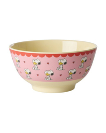 Schaal Pink Snoopy Rice