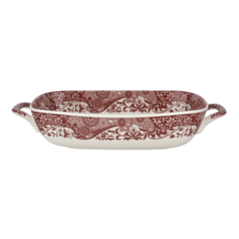 Schaal met Greepjes (36 cm.) - Spode Cranberry Italian