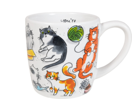 Mok Cappuccino Cat Love Blond Amsterdam
