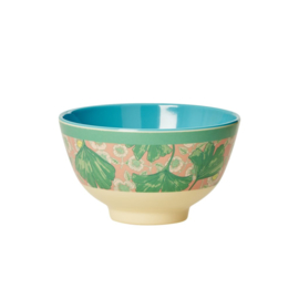 Melamine Schaal Leaves & Flower (11,3 cm.) - Rice