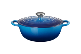 Gietijzeren Marmite Pan Azure 4,9 l. - Le Creuset