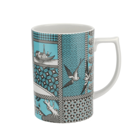 Mok Teal - Spode Patchwork Willow