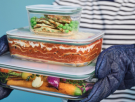 Ovenschaal / Vershouddoos EasyClip Glas 450 ml Mepal