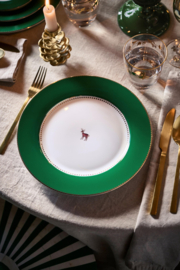 Dinerbord Dark Green Love Birds Pip Studio