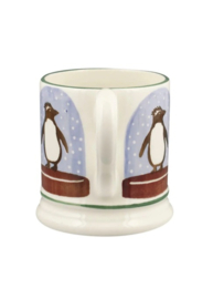 1/2 Pt Mok Penguin Snow Globe Emma Bridgewater
