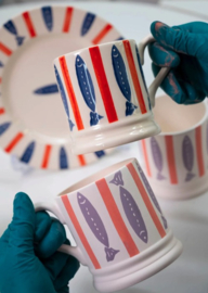 1/2 Pt Seafood Stripe Emma Bridgewater