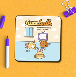 Onderzetter 'Fuzzballs Relaxation' - Fuzzballs