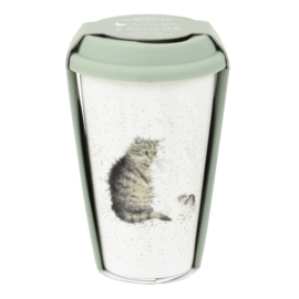 Travel Mug Cat & Mouse - Wrendale Designs