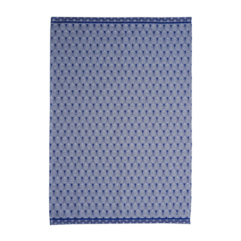 Theedoek Abstract Heinen Delfts Blauw