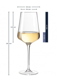 Witte Wijnglas Puccini Leonardo