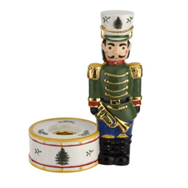 Kaarsenhouder Nutcracker Groen - Spode Christmas Tree