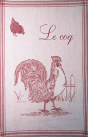 Theedoek Le Coq Rouge (75 cm.) - Coucke