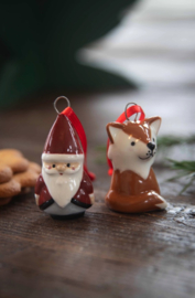 Decoratie Hangers Fox & Santa Pluto Design