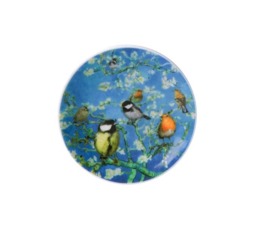 Magneet Vogels Van Gogh Heinen Delfts Blauw