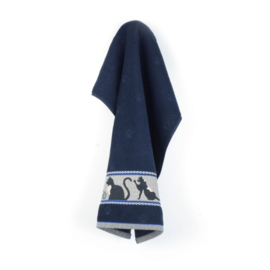 Keukendoek Cats Dark Blue Bunzlau Castle