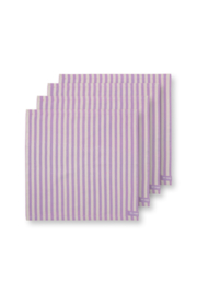 Servetten Lilac Stripes - Pip Studio