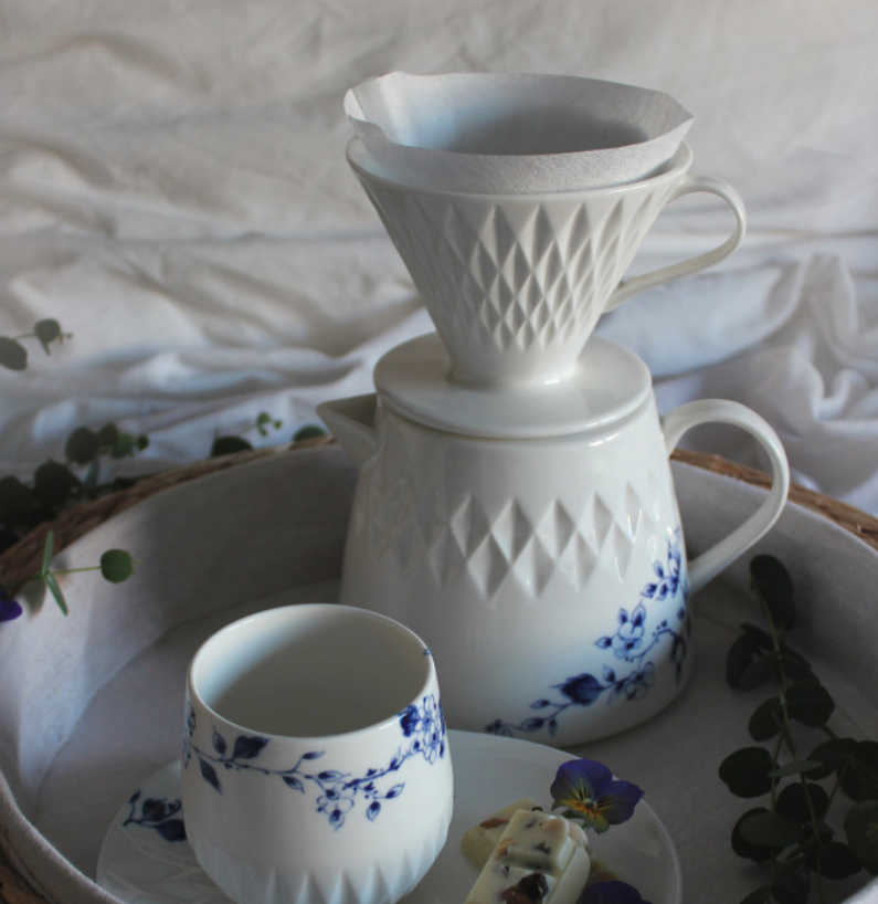 Koffiepot Vouw Heinen Delfts Blauw