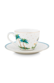 Espressokop & Schotel Dots Gold Jolie Pip Studio