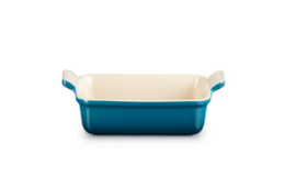 Rechthoekige Ovenschaal Deep Teal 4 liter Le Creuset