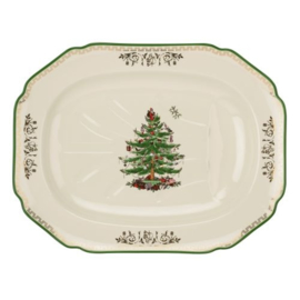 Grote Serveerschotel (52 cm.) - Spode Christmas Tree Gold