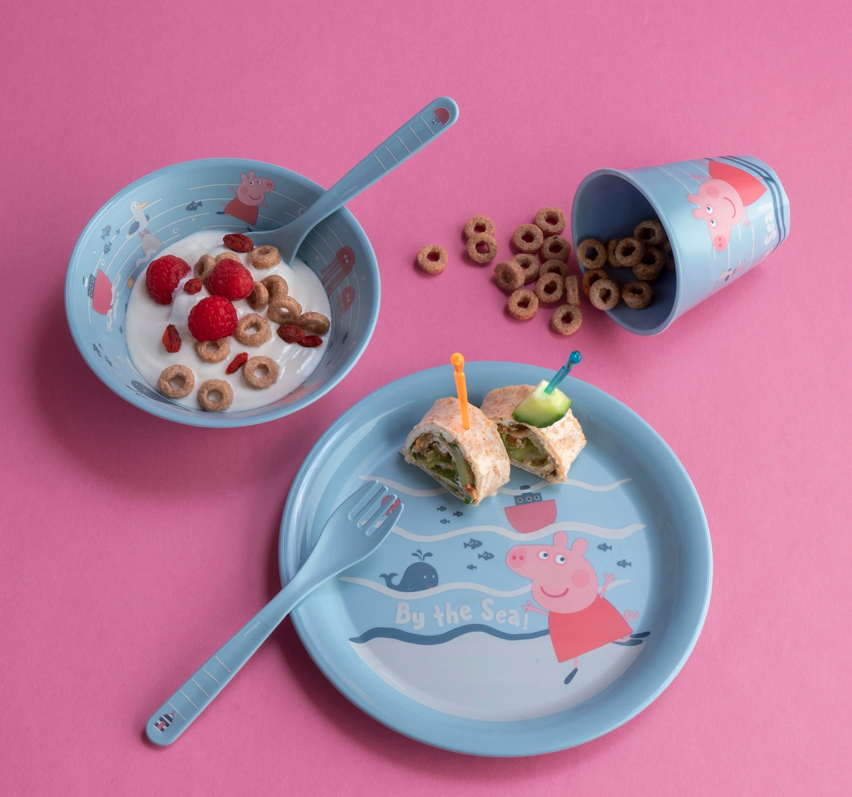 Kinderserviesset Waves at Home Peppa Pig Koziol