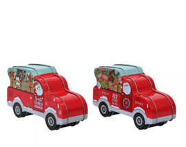 Blik Kerstvrachtwagen