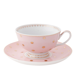 Kop & Schotel Rose Dots Clayre & Eef