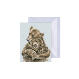 Kaartje 'Bear Hugs' - Wrendale Designs
