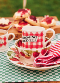 1/2 Pt Mok Red Gingham Good Tea Emma Bridgewater