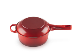 Steel- & Koekenpan Kersenrood - Le Creuset