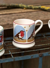 1/2 Pt Mok Robin Snow Globe Emma Bridgewater