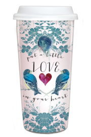 Travel Mug Love - Papaya Art