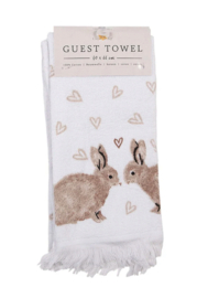 Gastendoekje Bunnies in Love Clayre & Eef