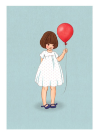 Ansichtkaart Belle's Balloon Belle & Boo