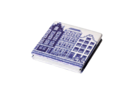 Zakspiegel Grachtenpanden Heinen Delfts Blauw