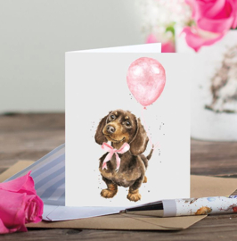 Kaartje Girl Sausage Wrendale Designs